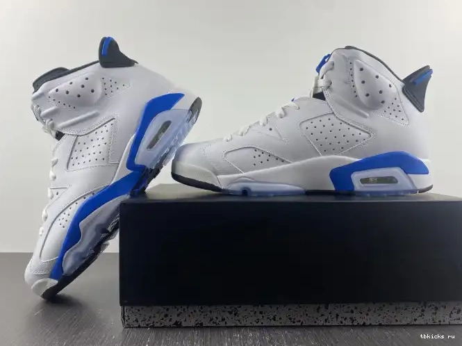 Reps TB Retro 384664-107 Sport Air Jordan (2014) 6 Blue 0505